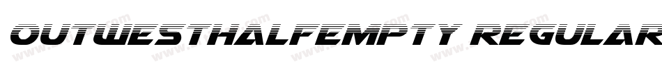 OutwestHalfEmpty Regular字体转换